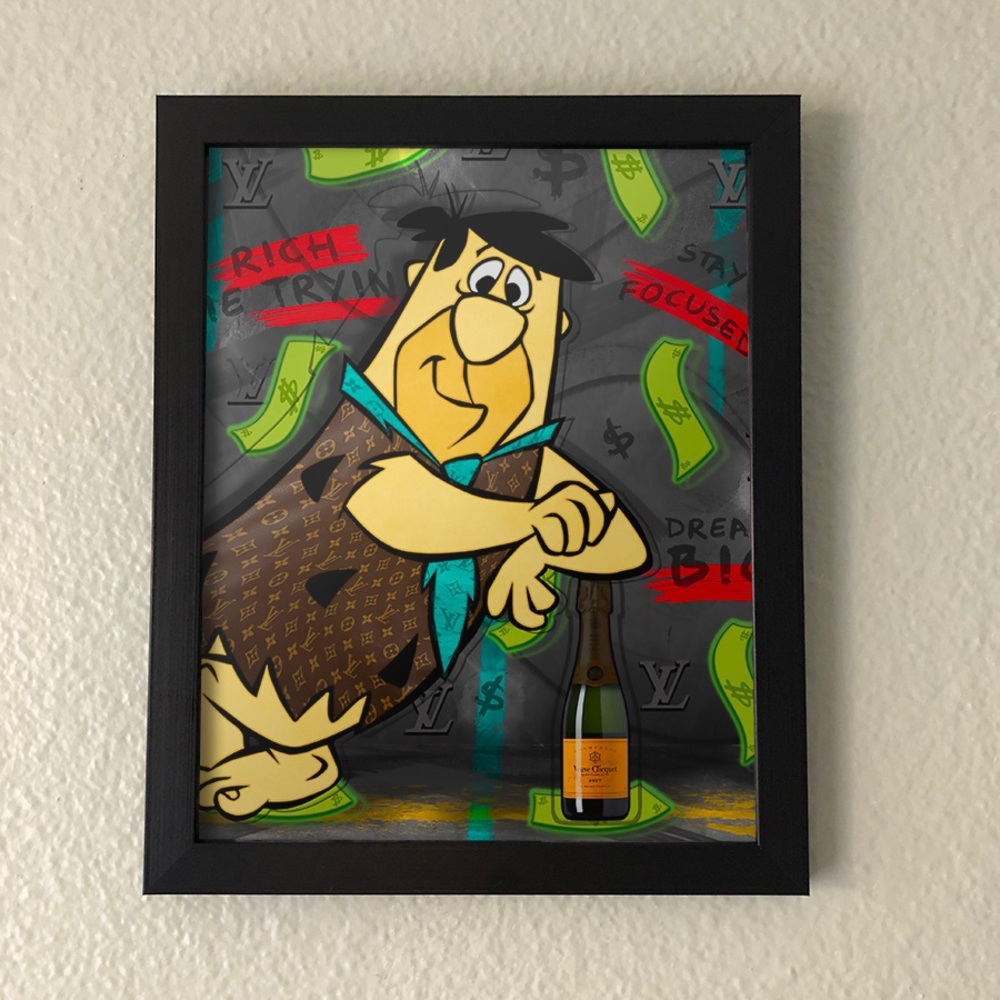 Fred Flinstone Luxury Wall Art